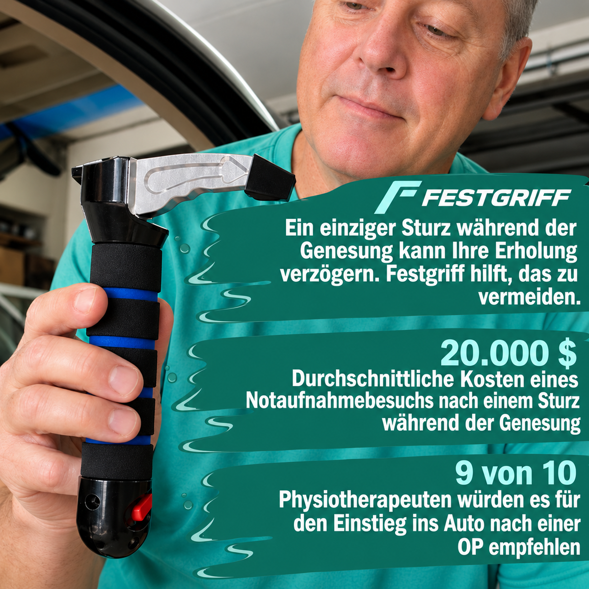 Ausstiegshilfe für das Auto