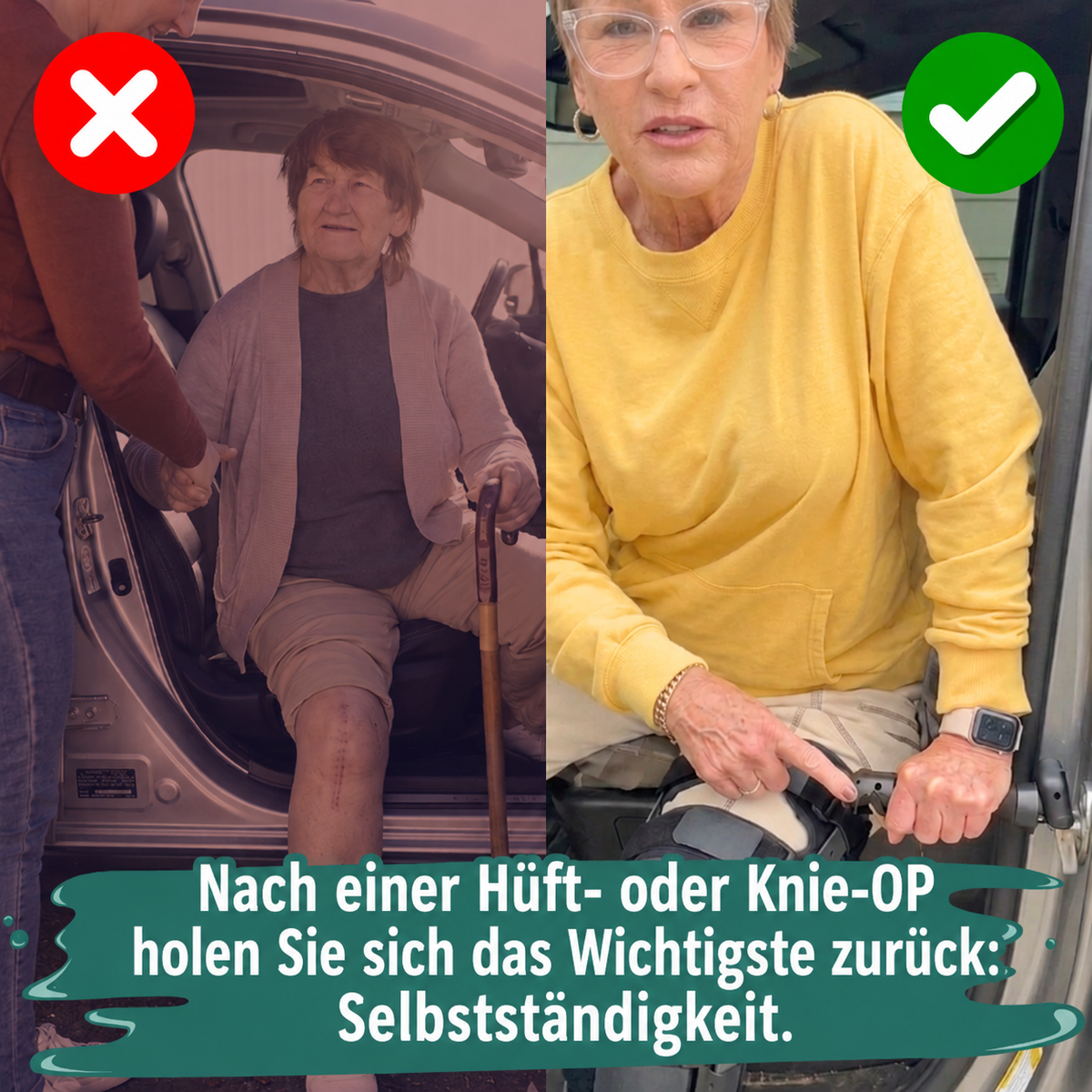 Ausstiegshilfe für das Auto