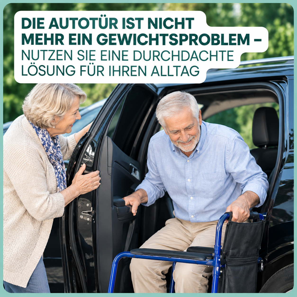 Festgriff Ausstiegshilfe - Autotür kein Gewichtsproblem mehr