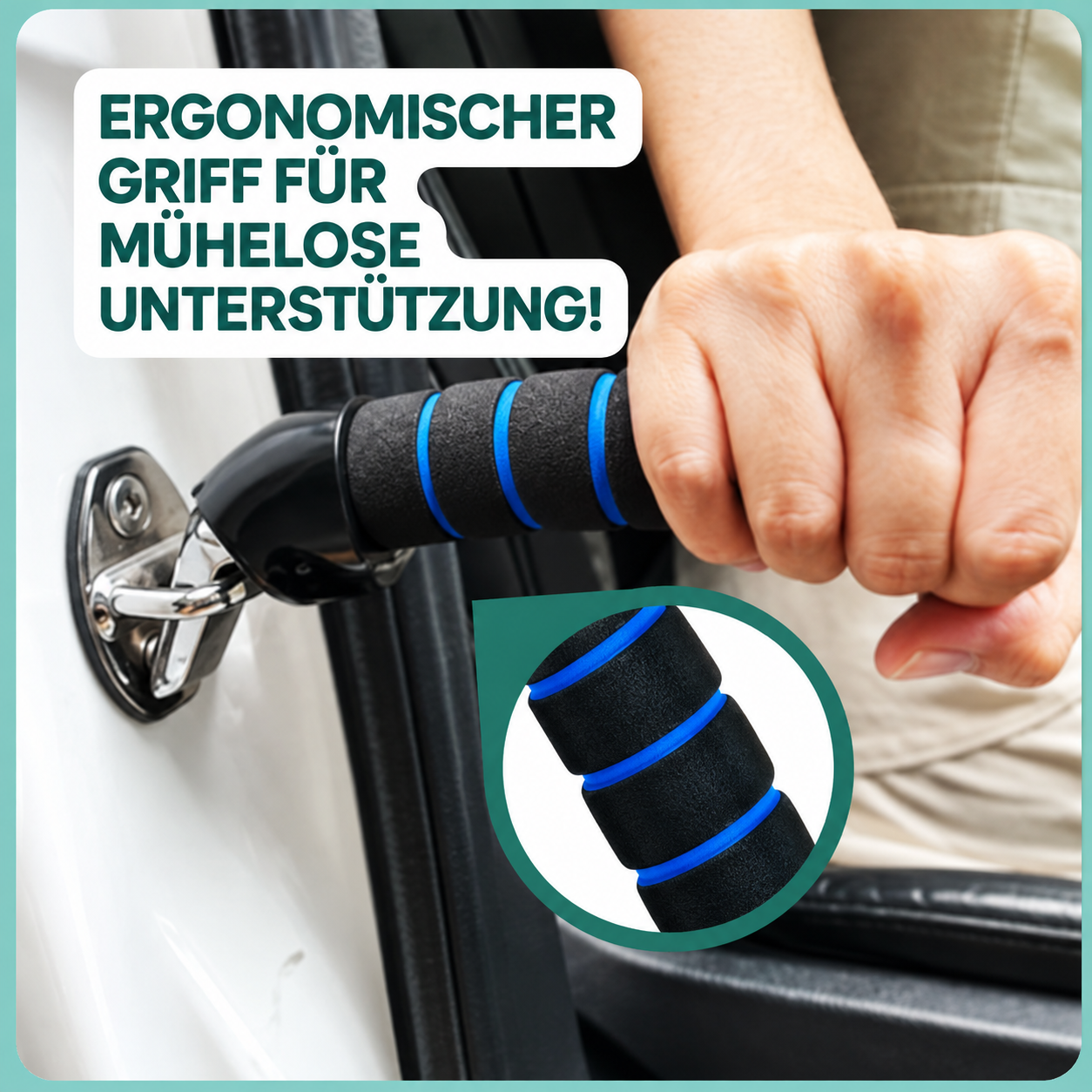 Festgriff Ausstiegshilfe - Autotür kein Gewichtsproblem mehr