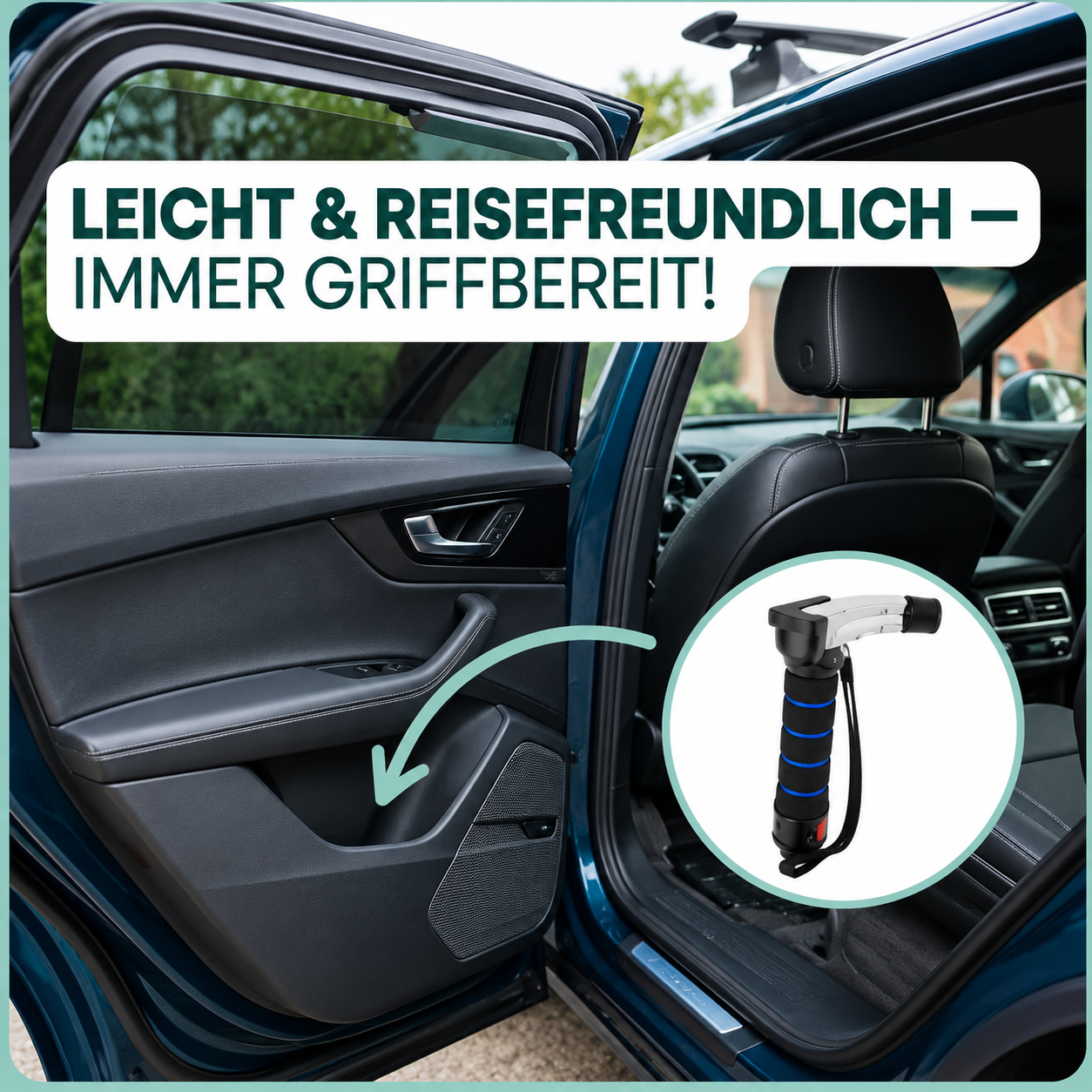 Festgriff Ausstiegshilfe - leicht und reisefreundlich