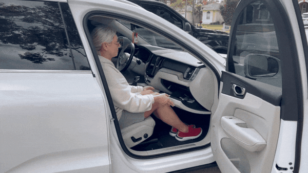 Canne de voiture Piventra en utilisation